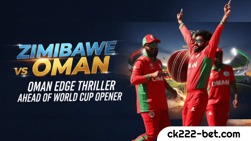 58Zimbabwe vs Oman Oman Edge Thriller Ahead of World Cup Opener